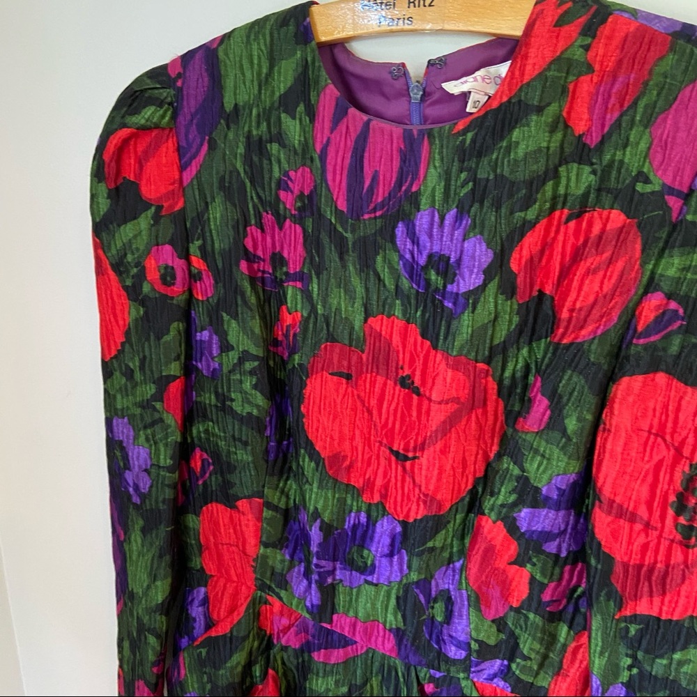 Vintage Diane Dickinson Floral Dress